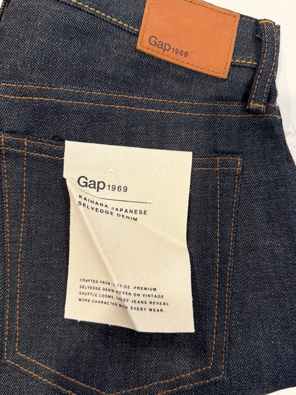 NEW NWT GAP Vintage Kaihara Japanese Selvedge Denim 28 x 30 Slim RARE